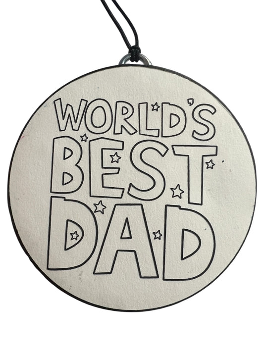 Freshie Coloring Kit - World's Best Dad - Fierce