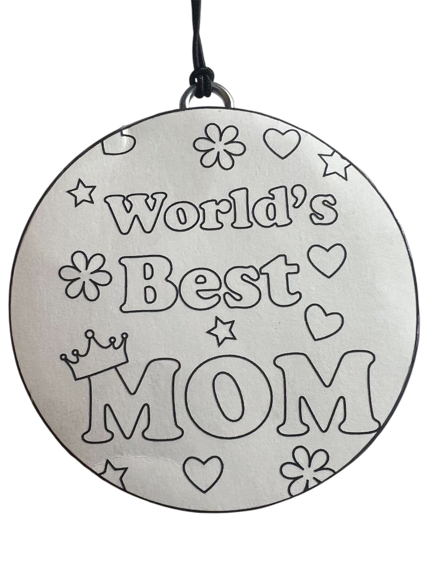 Freshie Coloring Kit - World's Best Mom  - Dreamcicle