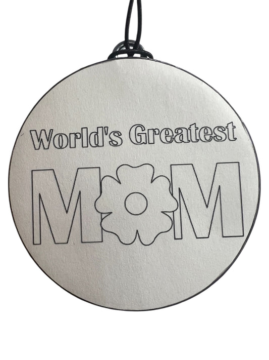 Freshie Coloring Kit - World's Greatest Mom  - Dreamcicle
