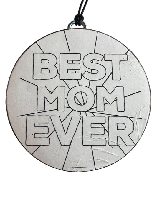 Freshie Coloring Kit - World's Best Mom  - Mystery Scent