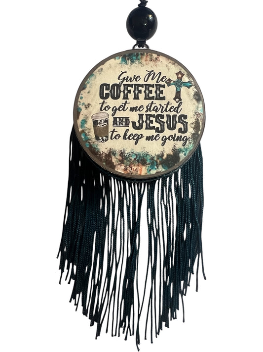 Give Me Coffee To Get Me Started & Jesus To Keep Me Going - Blue Lavender & Bergamot