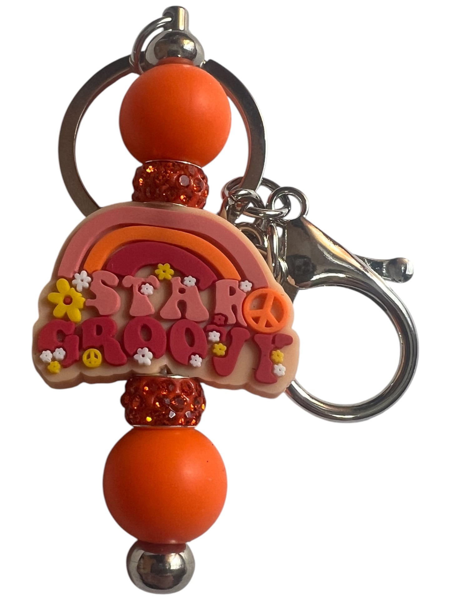 Stay Groovy Keychain