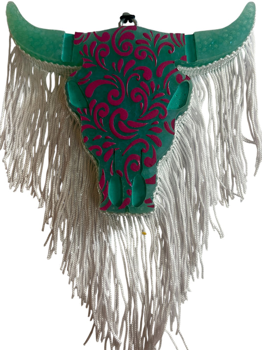 Large Longhorn (Tooled Leather) - Sol De Jainero