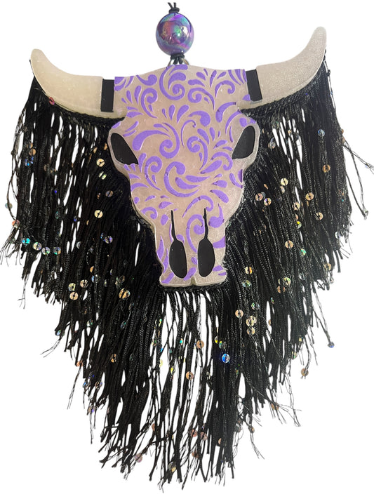 Large Longhorn (Tooled Leather) - Margarita