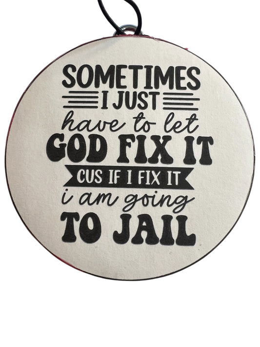 Sometimes I Just Have To Let God Fix It Cus If I Fix It I Am Going To Jail - Strawberry Pound Cake