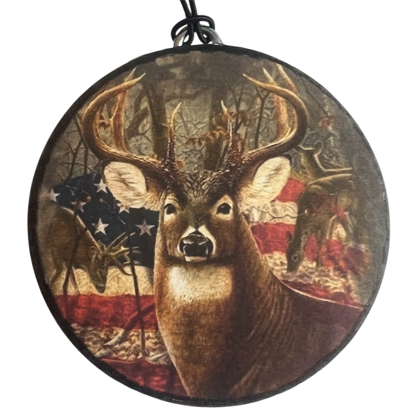 Deer With American Flag - Bombshell