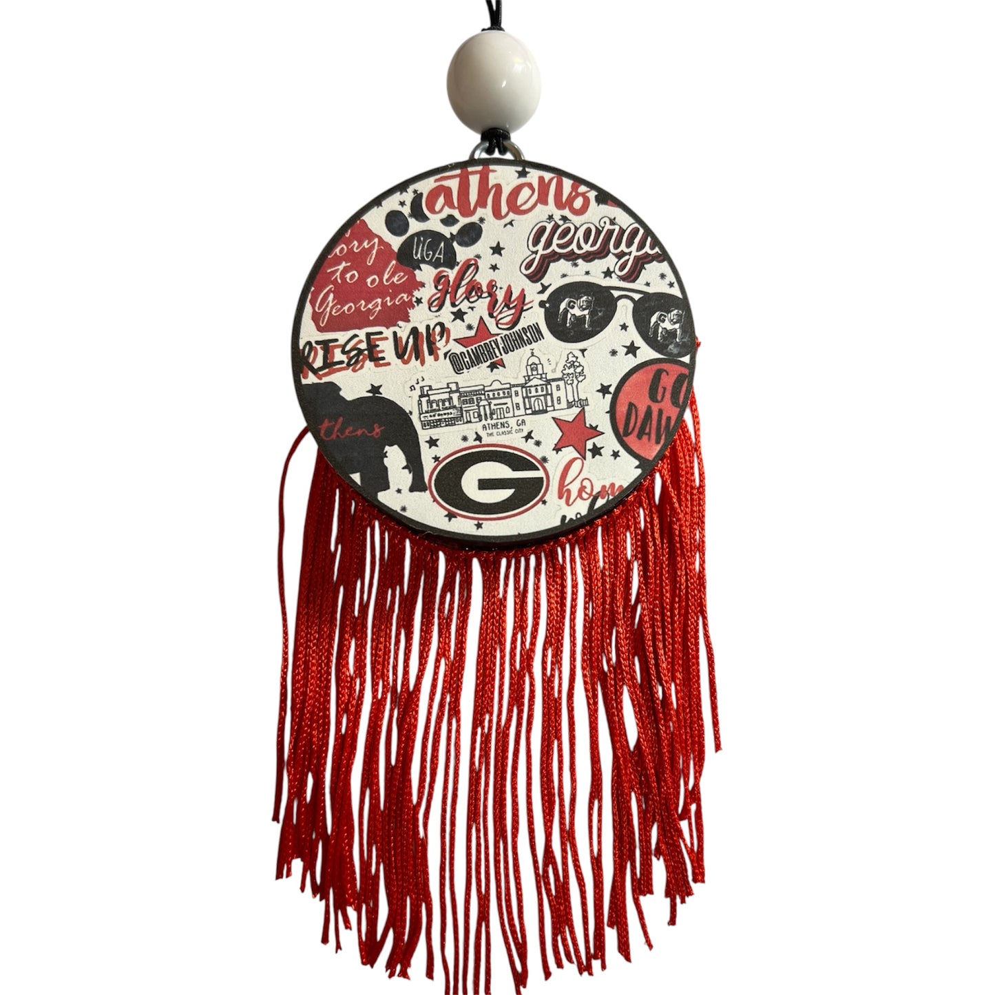 SEC - GA Bulldogs - Collage - Mahogany Teakwood