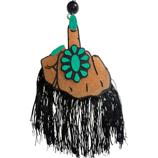 Western Glam Middle Finger - Watermelon Patch
